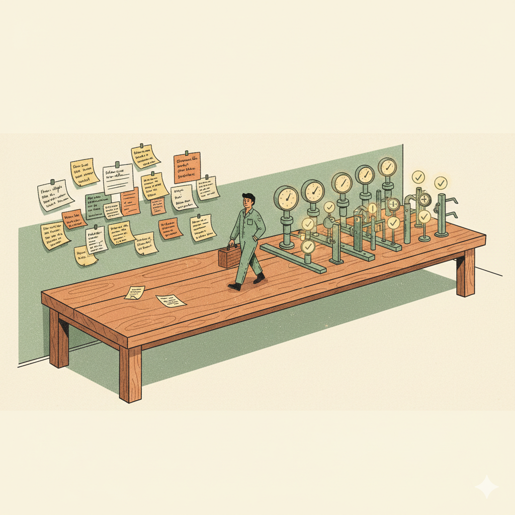 Cover illustration for Don’t Just Tell It. Enforce It. — deterministic quality guards in AI-era engineering